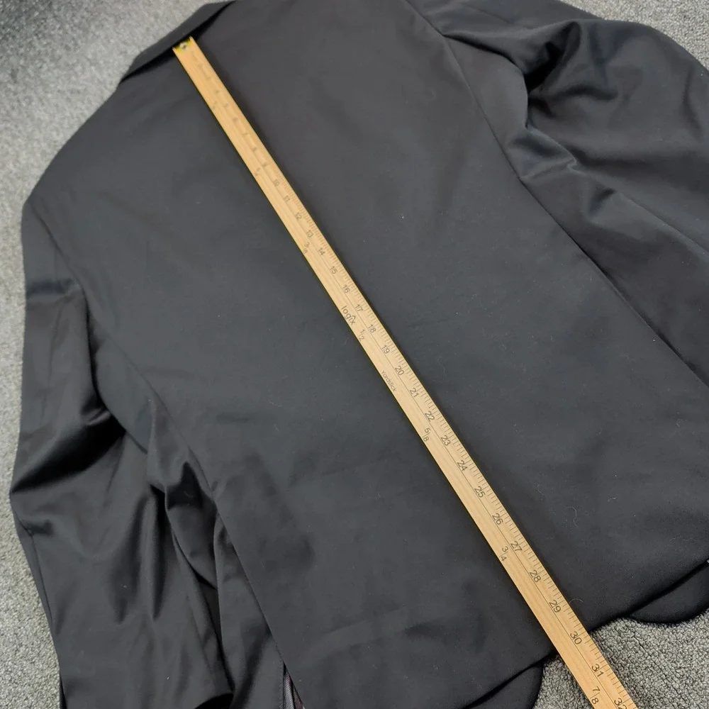 Awearness Kenneth Cole Modern Slim Fit Suit Set 42R Black Wool Professional